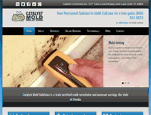 Tablet Screenshot of catalystmold.com